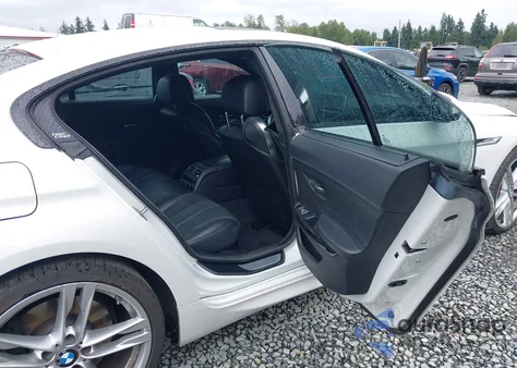 2015 BMW 650I Gran Coupe xDrive z USA, uszkodzony, nr VIN WBA6B4C5XFD761071